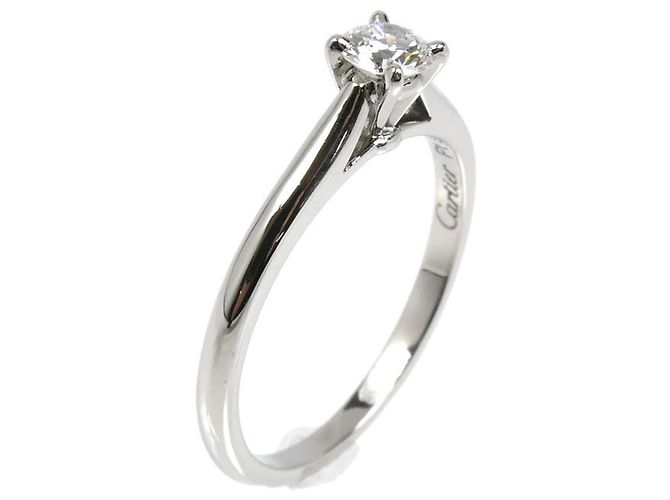 Cartier Platin 950 Diamant Solitär Ring - Ansicht 2