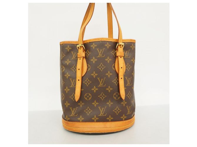 Borsa Tote Bucket PM Monogram Louis Vuitton Marrone - vista 12