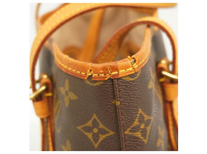 Borsa Tote Bucket PM Monogram Louis Vuitton Marrone - vista 7
