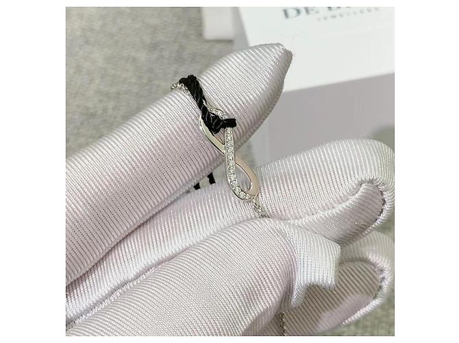 Bracelet De Beers en diamant argenté - vue 2