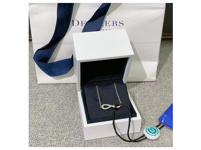 Bracelet De Beers en diamant argenté - vue 3
