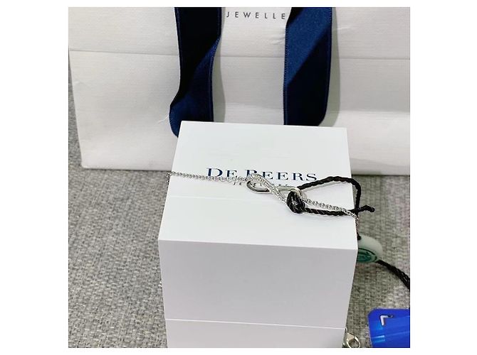 Bracelet De Beers en diamant argenté - vue 5