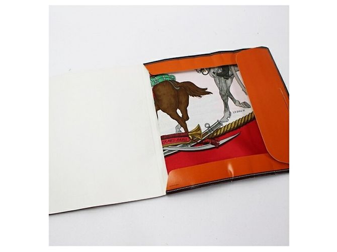 Foulard in seta Hermès - Marina e Cavalleria Bianco Rosso - vista 5