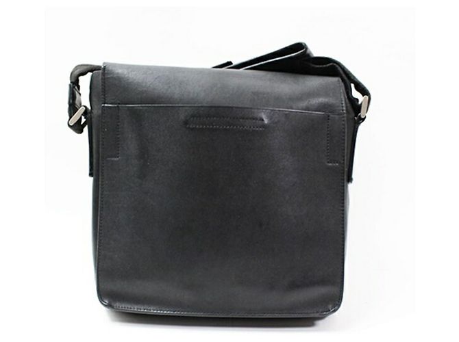 Borsa a tracolla in pelle scamosciata Prada Nero - vista 3
