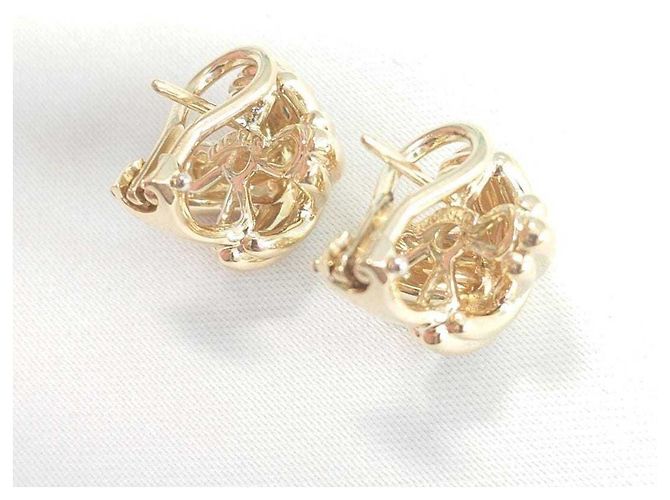 Orecchini a croce firmati Tiffany & Co. in oro 18K - vista 6