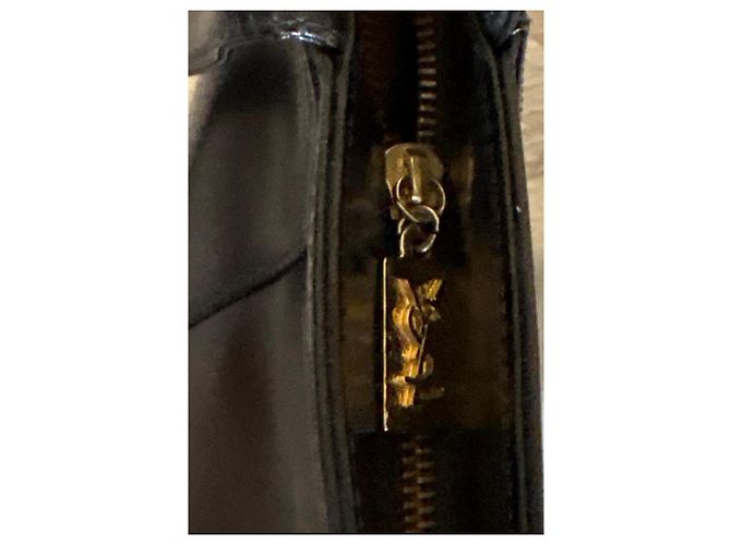 Borsa tote nera in pelle Yves Saint Laurent Nero - vista 10