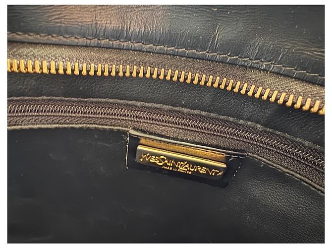 Borsa tote nera in pelle Yves Saint Laurent Nero - vista 13