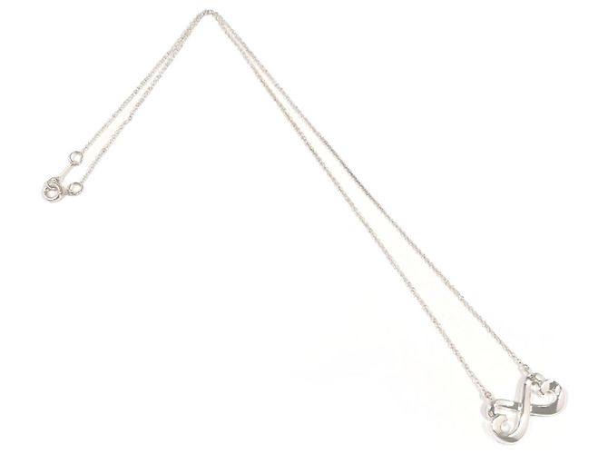Tiffany & Co Collana Tiffany Double Loving Heart Paloma Picasso Argento - vista 3
