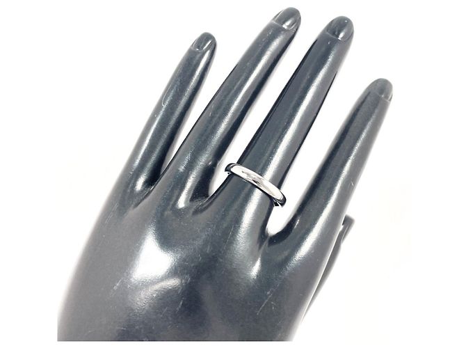 Platin-Ehering von Tiffany & Co. Silber - Ansicht 6