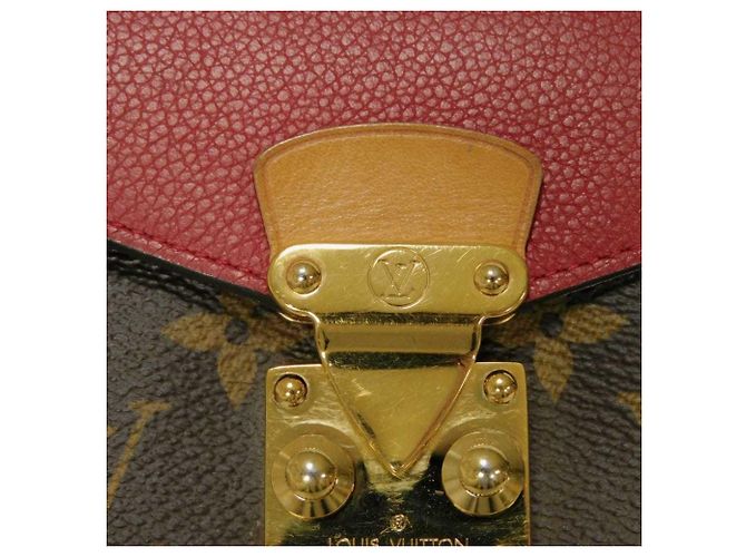 Cartera Pallas Long de Louis Vuitton Castaño Roja Fucsia - vista 22