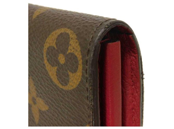 Cartera Pallas Long de Louis Vuitton Castaño Roja Fucsia - vista 30