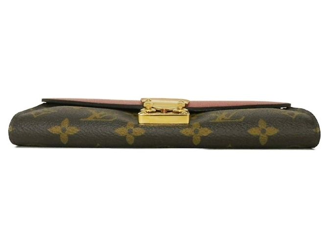 Cartera Pallas Long de Louis Vuitton Castaño Roja Fucsia - vista 32