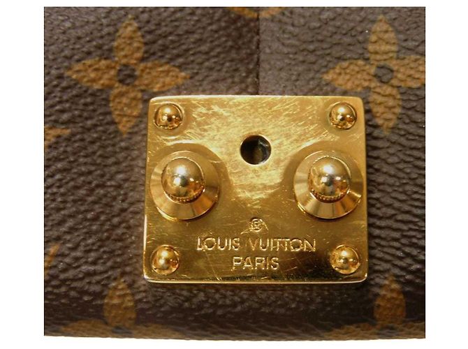 Cartera Pallas Long de Louis Vuitton Castaño Roja Fucsia - vista 8