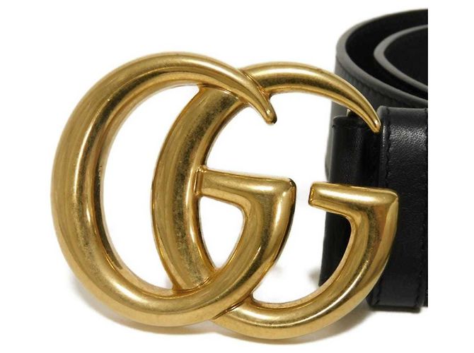 Gucci Kalbsledergürtel Schwarz - Ansicht 3