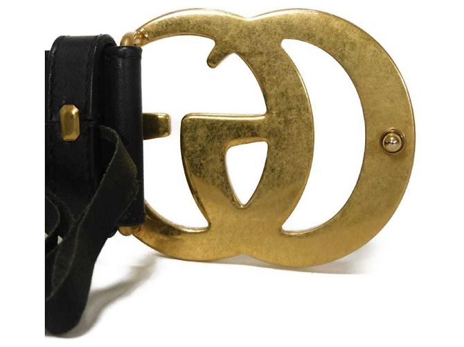 Gucci Kalbsledergürtel Schwarz - Ansicht 4