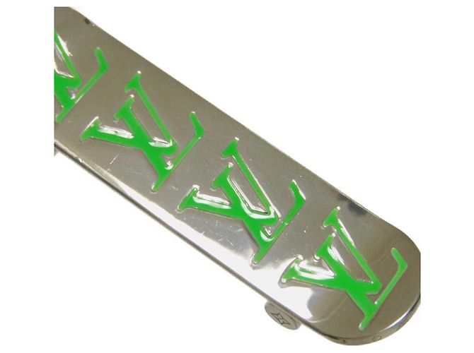 Colar de esmalte verde Louis Vuitton Prata - vista 7