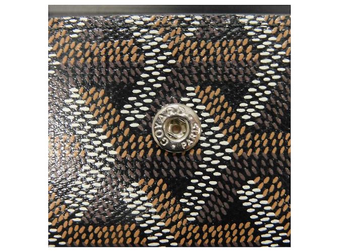 Portachiavi GOYARD Saint Michel Marrone Nero - view 8
