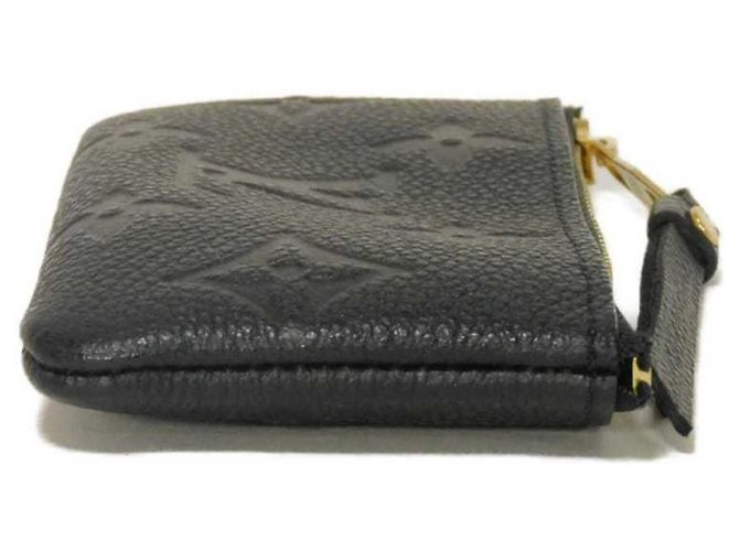 Monedero de cuero Monogram Empreinte Louis Vuitton Negro - vista 14