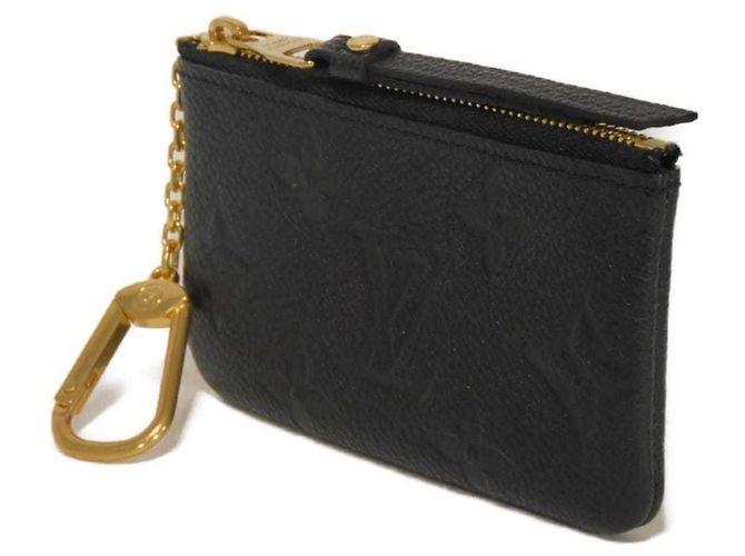 Monedero de cuero Monogram Empreinte Louis Vuitton Negro - vista 2