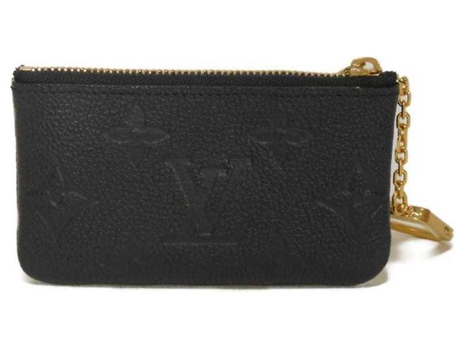 Monedero de cuero Monogram Empreinte Louis Vuitton Negro - vista 3