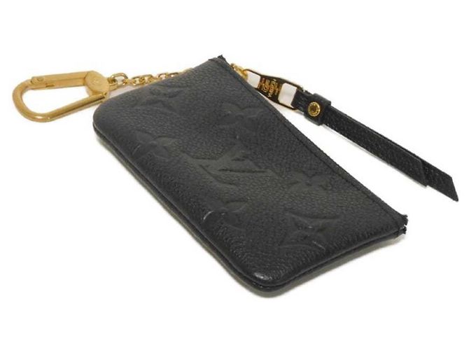 Monedero de cuero Monogram Empreinte Louis Vuitton Negro - vista 4