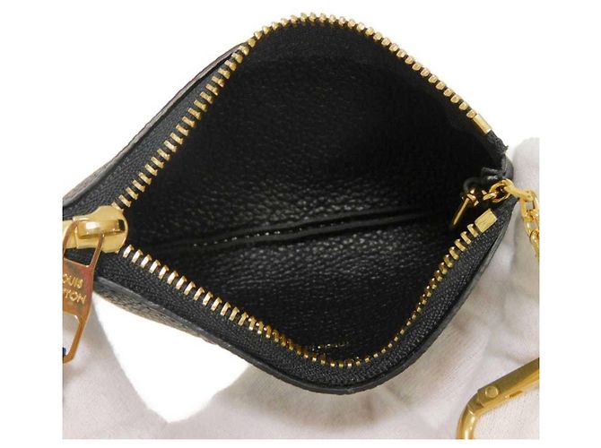 Monedero de cuero Monogram Empreinte Louis Vuitton Negro - vista 5