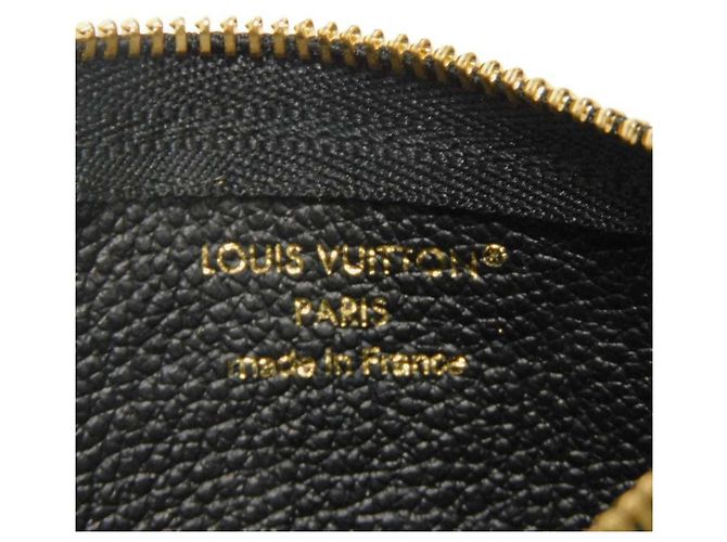 Monedero de cuero Monogram Empreinte Louis Vuitton Negro - vista 6