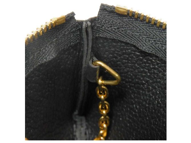 Monedero de cuero Monogram Empreinte Louis Vuitton Negro - vista 8