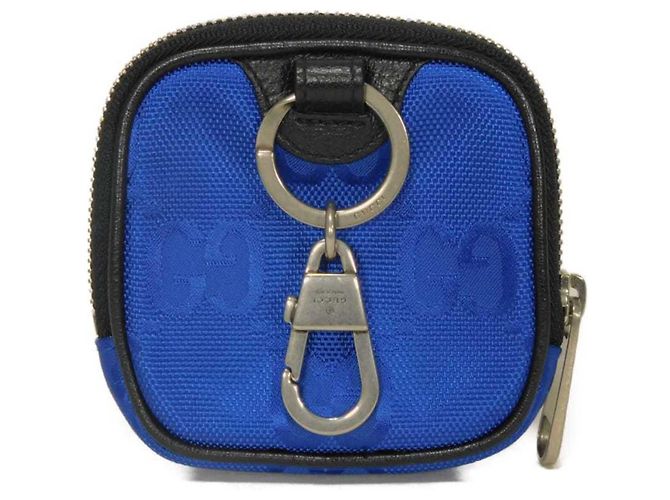 Portafoglio Mini Off the Grid di Gucci Blu - vista 3