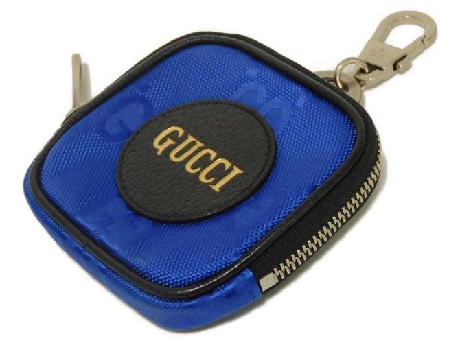 Portafoglio Mini Off the Grid di Gucci Blu - vista 4