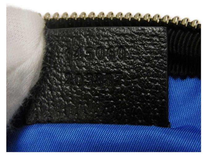 Portafoglio Mini Off the Grid di Gucci Blu - vista 7