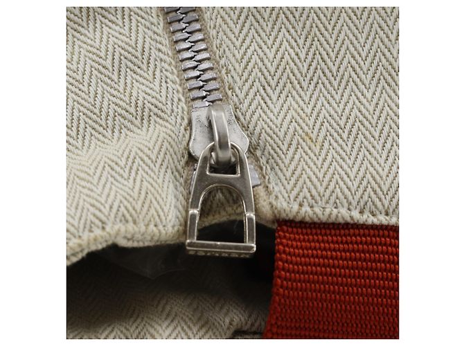 Borsa a Spalla Cavalier di Hermès in Toile H Beige - vista 10
