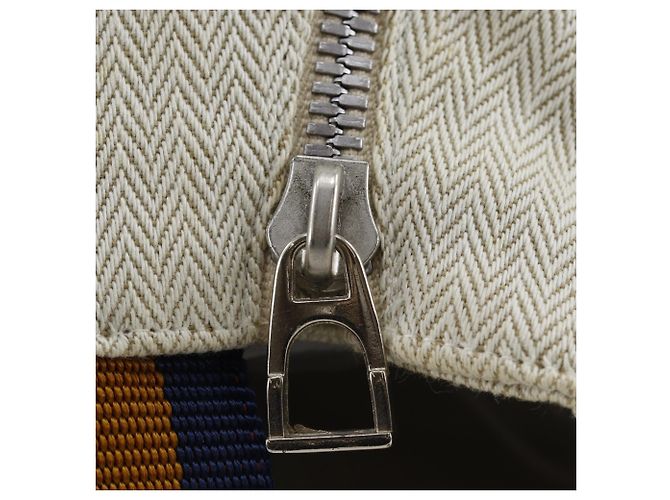 Borsa a Spalla Cavalier di Hermès in Toile H Beige - vista 12