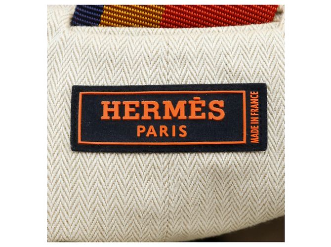 Borsa a Spalla Cavalier di Hermès in Toile H Beige - vista 15