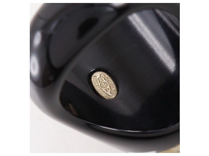 Anello Bordo CHANEL Nero Bianco - vista 5