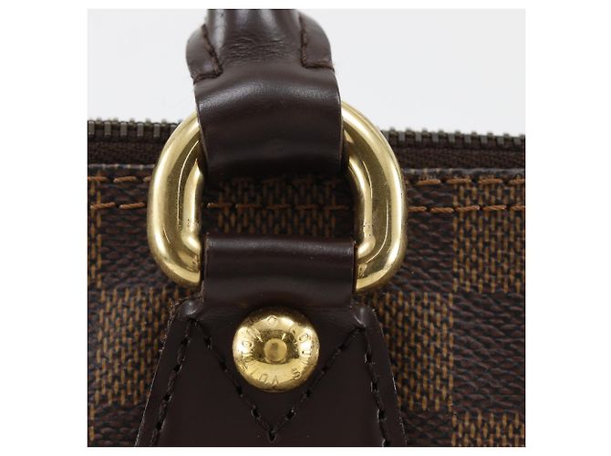Borsa a mano Saleya PM Louis Vuitton Marrone Damier ebene - vista 12