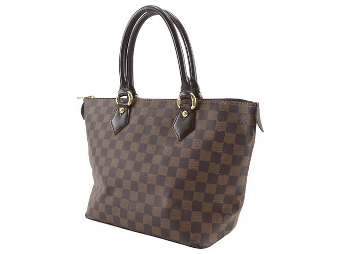 Borsa a mano Saleya PM Louis Vuitton Marrone Damier ebene - vista 2