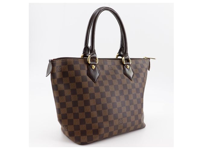Borsa a mano Saleya PM Louis Vuitton Marrone Damier ebene - vista 3