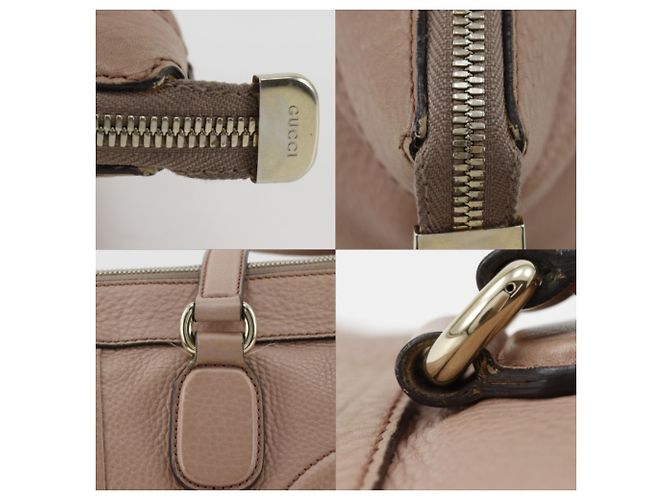 Gucci Soho Tote Bag Rosa Kalbsleder GG Muster Pink - Ansicht 14