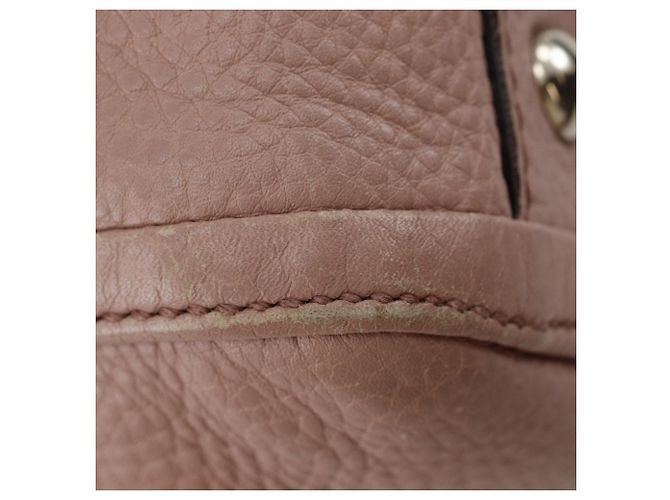 Gucci Soho Tote Bag Rosa Kalbsleder GG Muster Pink - Ansicht 17
