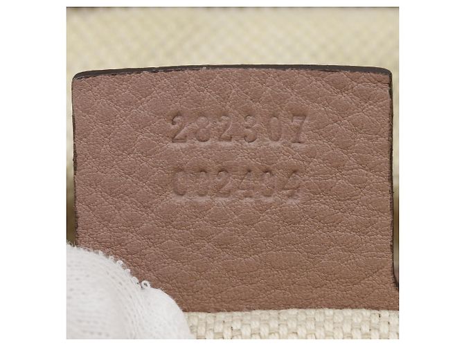 Gucci Soho Tote Bag Rosa Kalbsleder GG Muster Pink - Ansicht 18