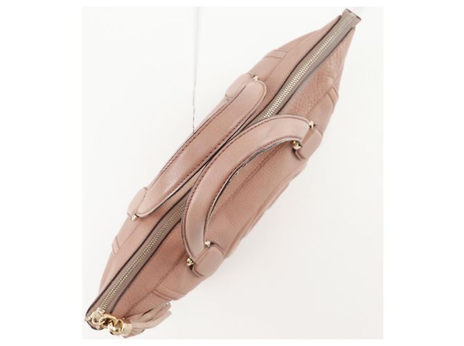 Gucci Soho Tote Bag Rosa Kalbsleder GG Muster Pink - Ansicht 5