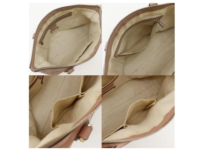 Gucci Soho Tote Bag Rosa Kalbsleder GG Muster Pink - Ansicht 6