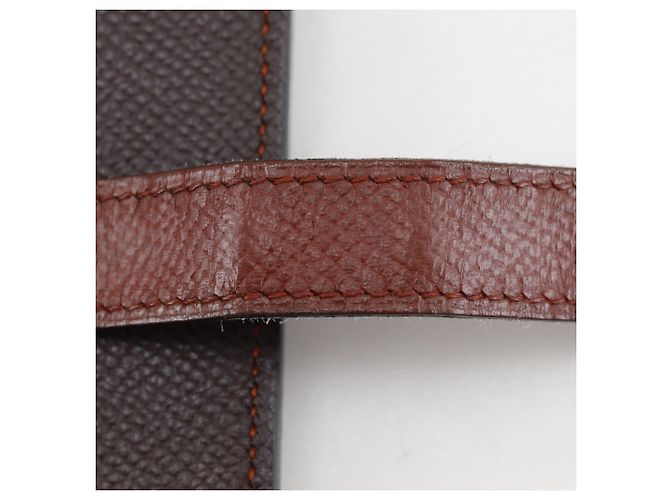 Hermès Cartera Larga Soufflé Bearn Hermes Castaño Multicolor - vista 12