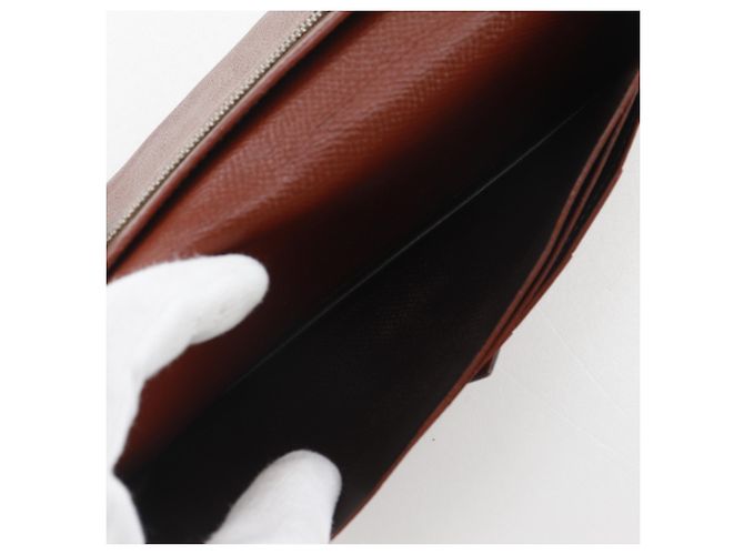Hermès Cartera Larga Soufflé Bearn Hermes Castaño Multicolor - vista 6