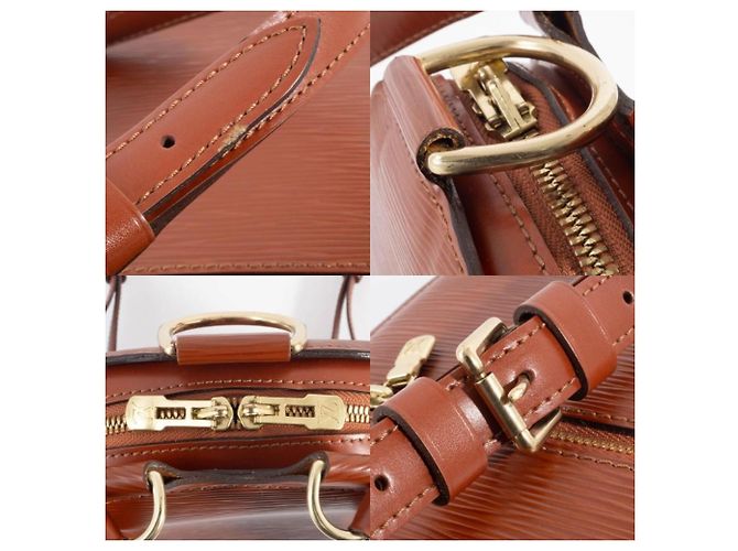 Louis Vuitton Mabillon Rucksack aus Epi-Leder Braun - Ansicht 16