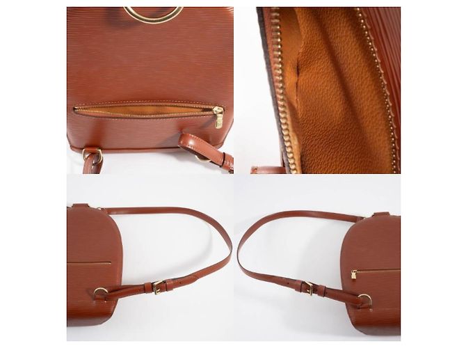 Louis Vuitton Mabillon Rucksack aus Epi-Leder Braun - Ansicht 17