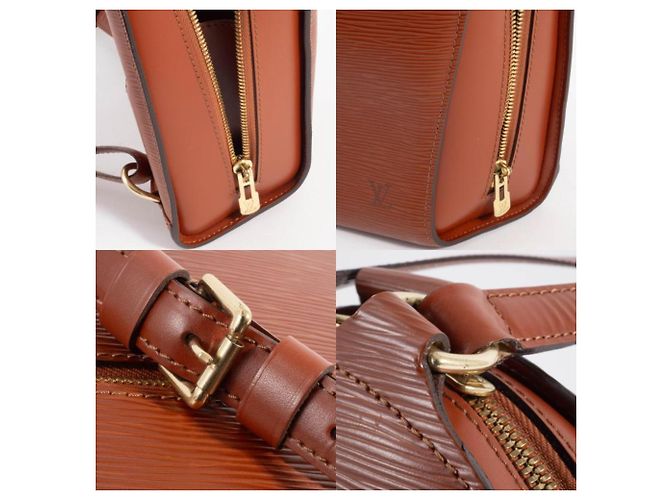 Louis Vuitton Mabillon Rucksack aus Epi-Leder Braun - Ansicht 19