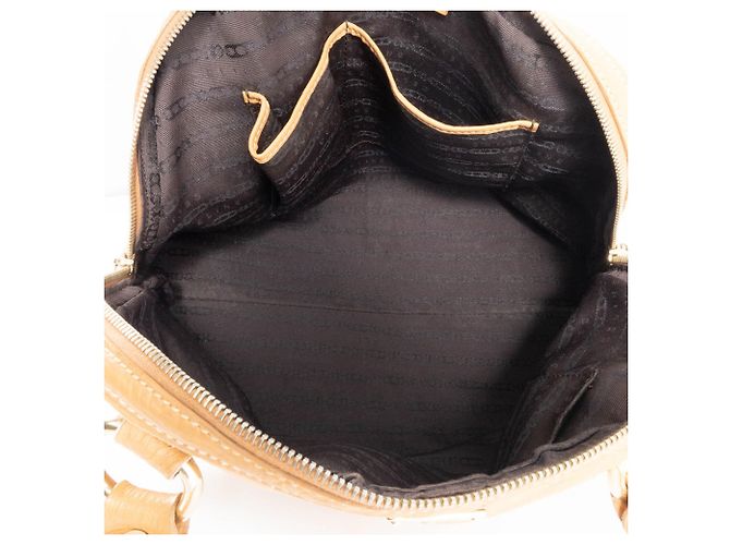 Céline Borsa a spalla in pelle beige Celine - vista 13