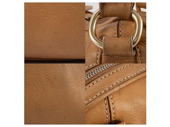 Céline Borsa a spalla in pelle beige Celine - vista 19